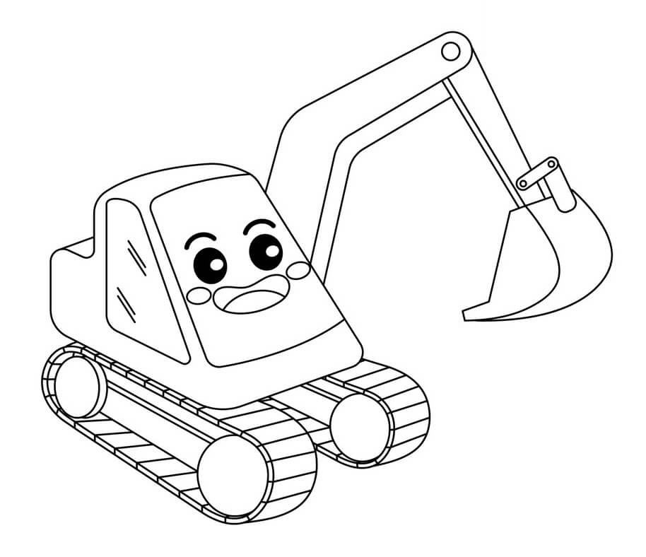 Máy Xúc Dễ Thương