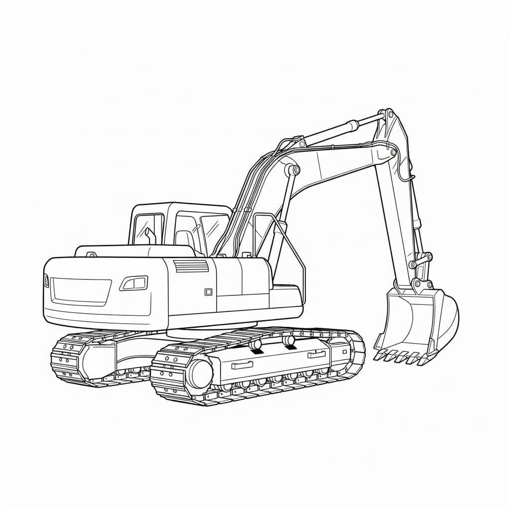 Máy Xúc Làm Việc Nặng