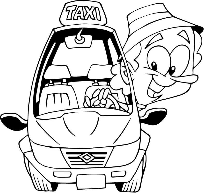 Tài Xế Trong Xe Taxi