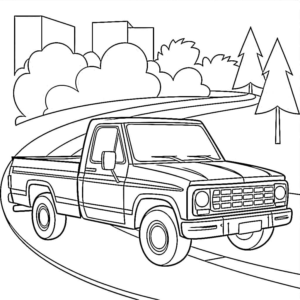 Xe Bán Tải Trên Con Đường