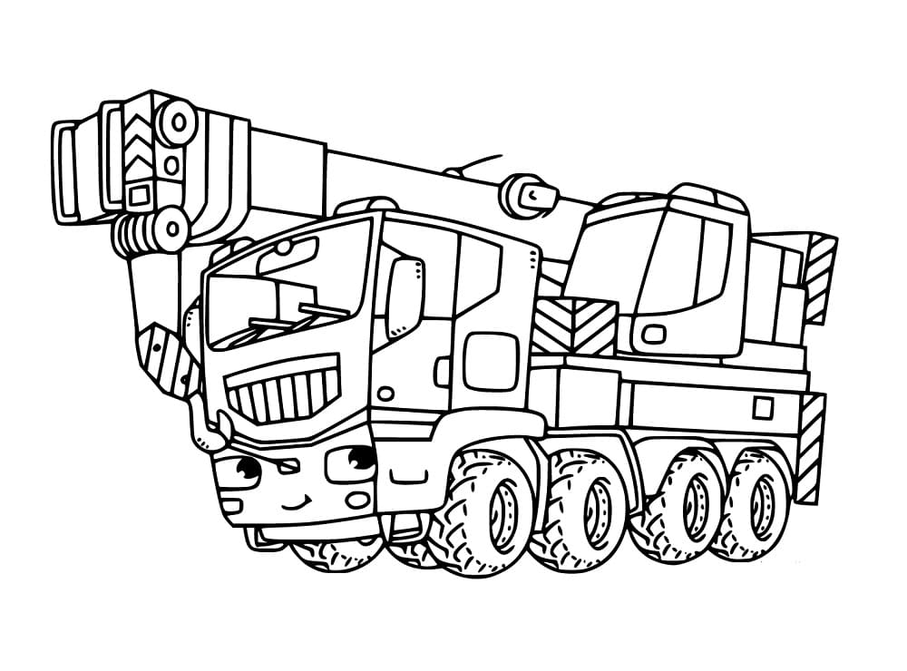 Xe Cần Cẩu Đáng Yêu