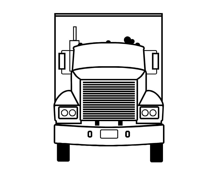 Xe Container Đẹp và Đơn Giản