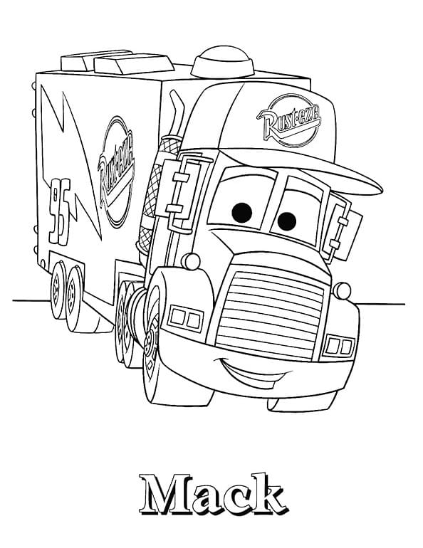 Xe Container Hoạt Hình