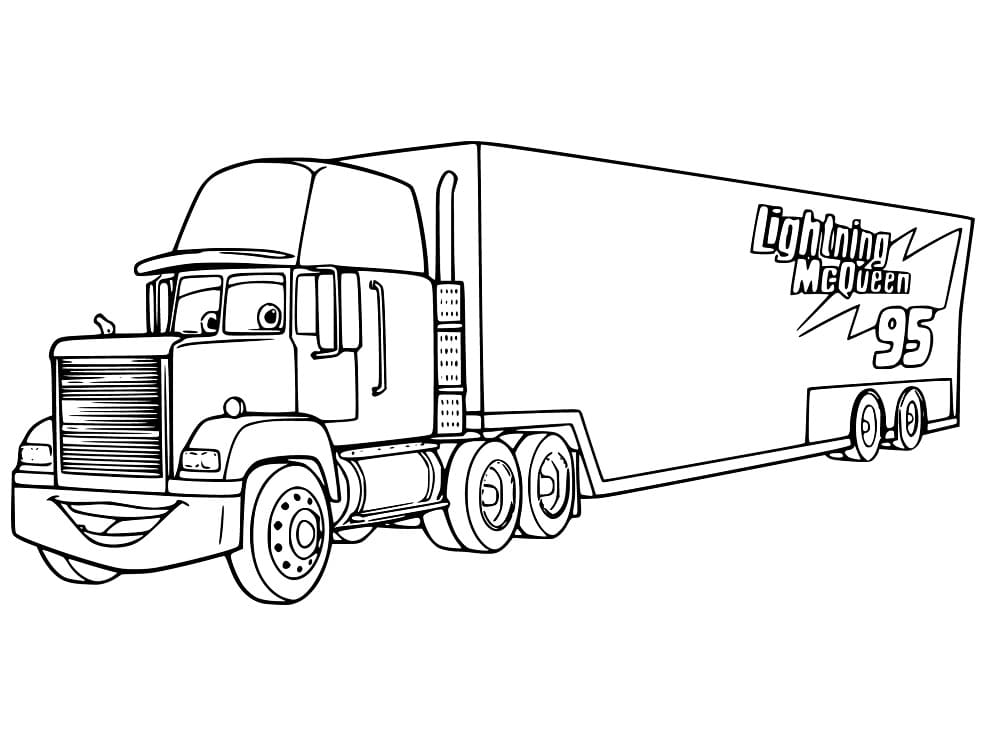 Tô Màu Xe Container