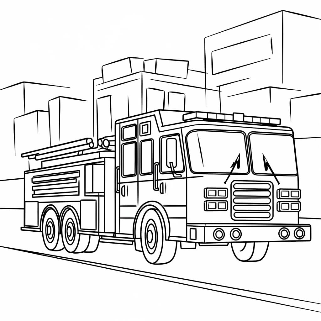 Xe Cứu Hỏa Trên Đường