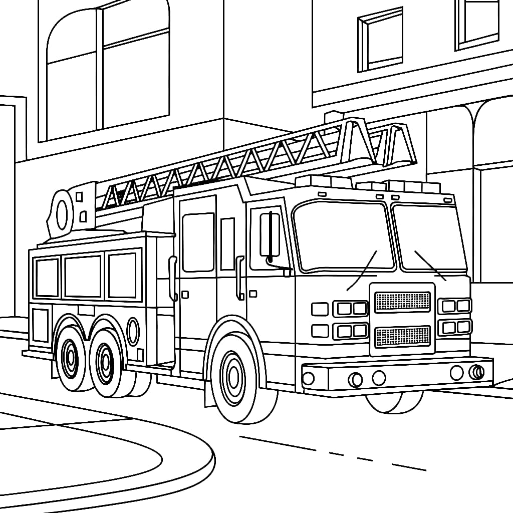 Xe Cứu Hỏa Trên Phố