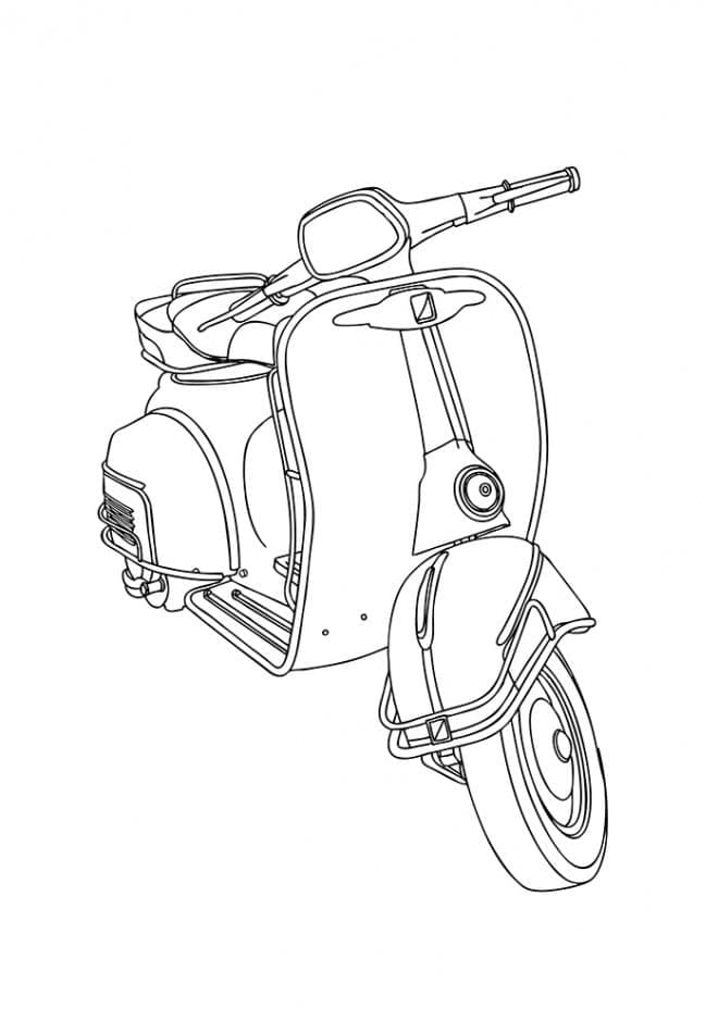 Xe Gắn Máy Cổ Điển Đẹp