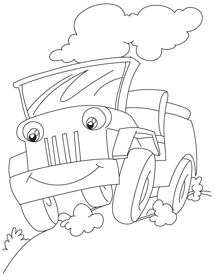 Xe Jeep Hoạt Hình