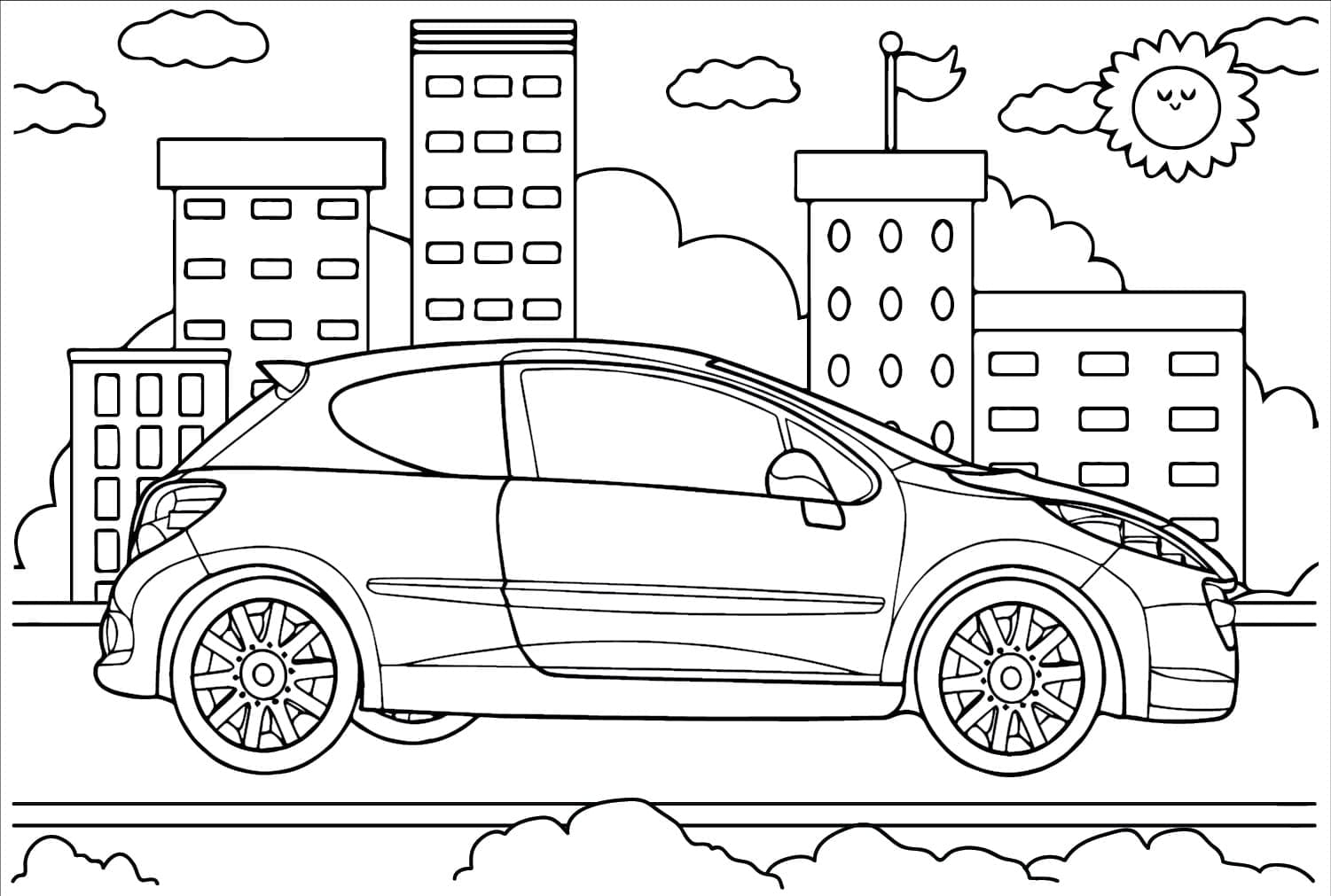 Xe Peugeot Trong Thành Phố
