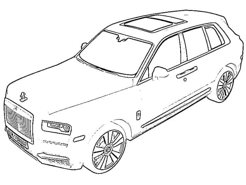 Xe Rolls Royce Đơn Giản