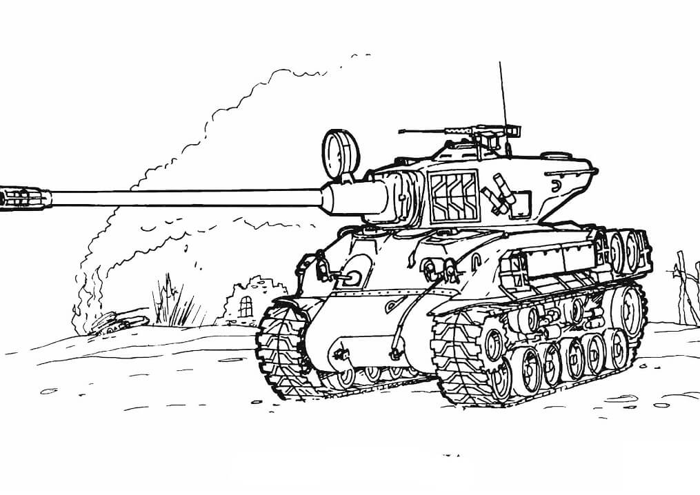 Xe Tăng Sherman M-51