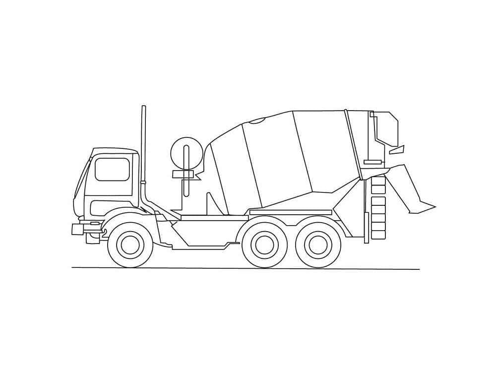 Xe Trộn Bê Tông (4)