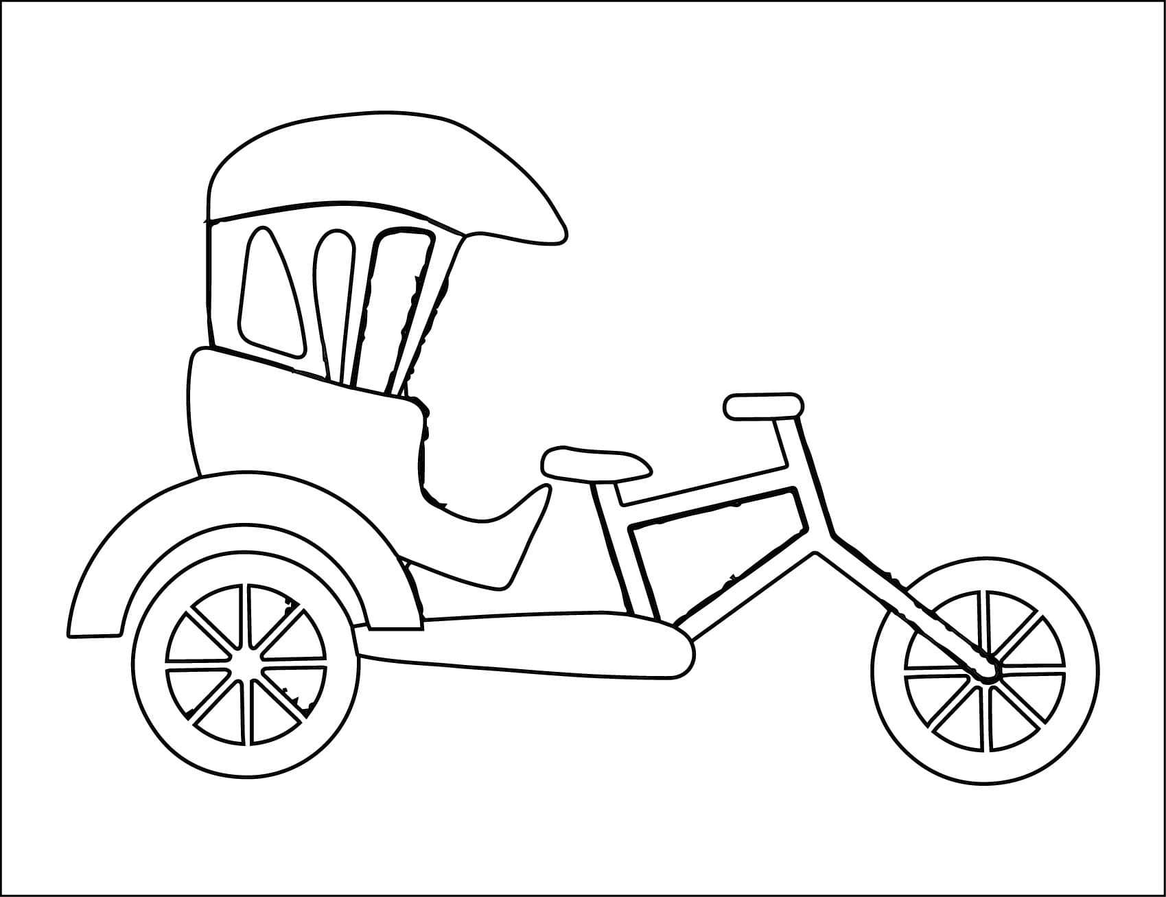 Xe Xích Lô Đơn Giản