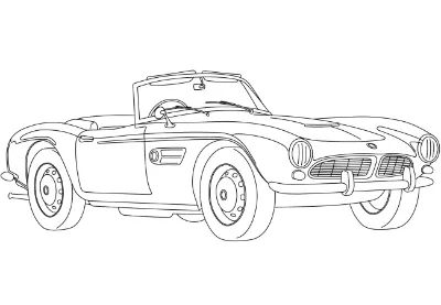 xe cổ bmw 507