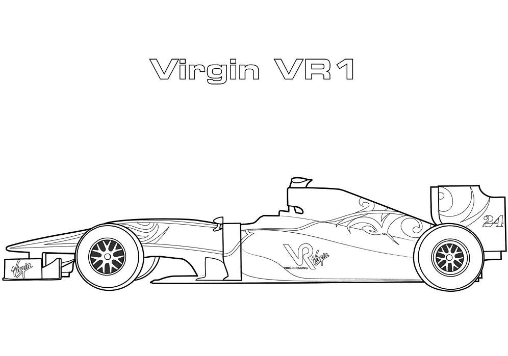 xe đua f1 virgin vr- 01