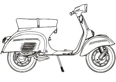 xe tay ga vespa 125