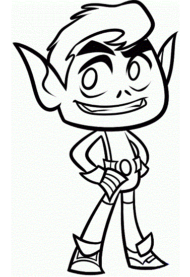 beast boy vui vẻ