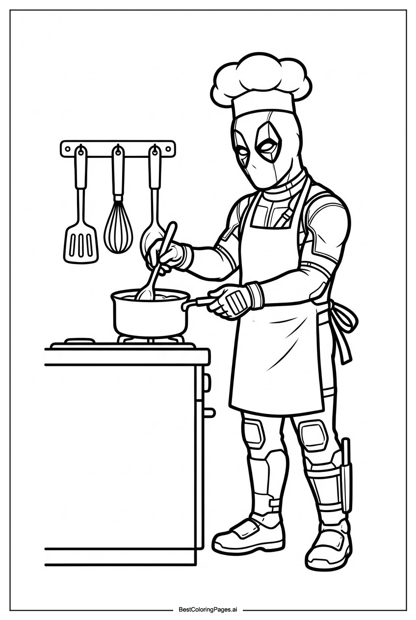 Deadpool cooking