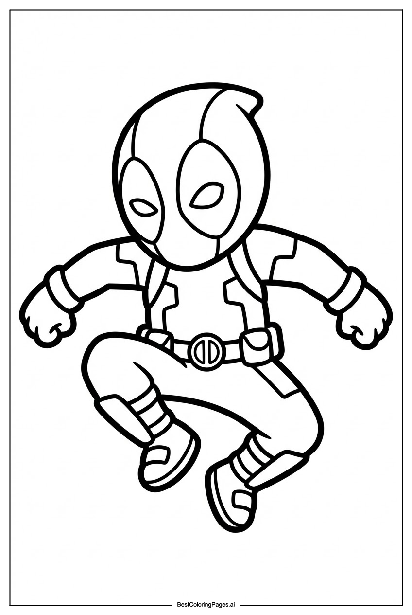Deadpool jumping 1