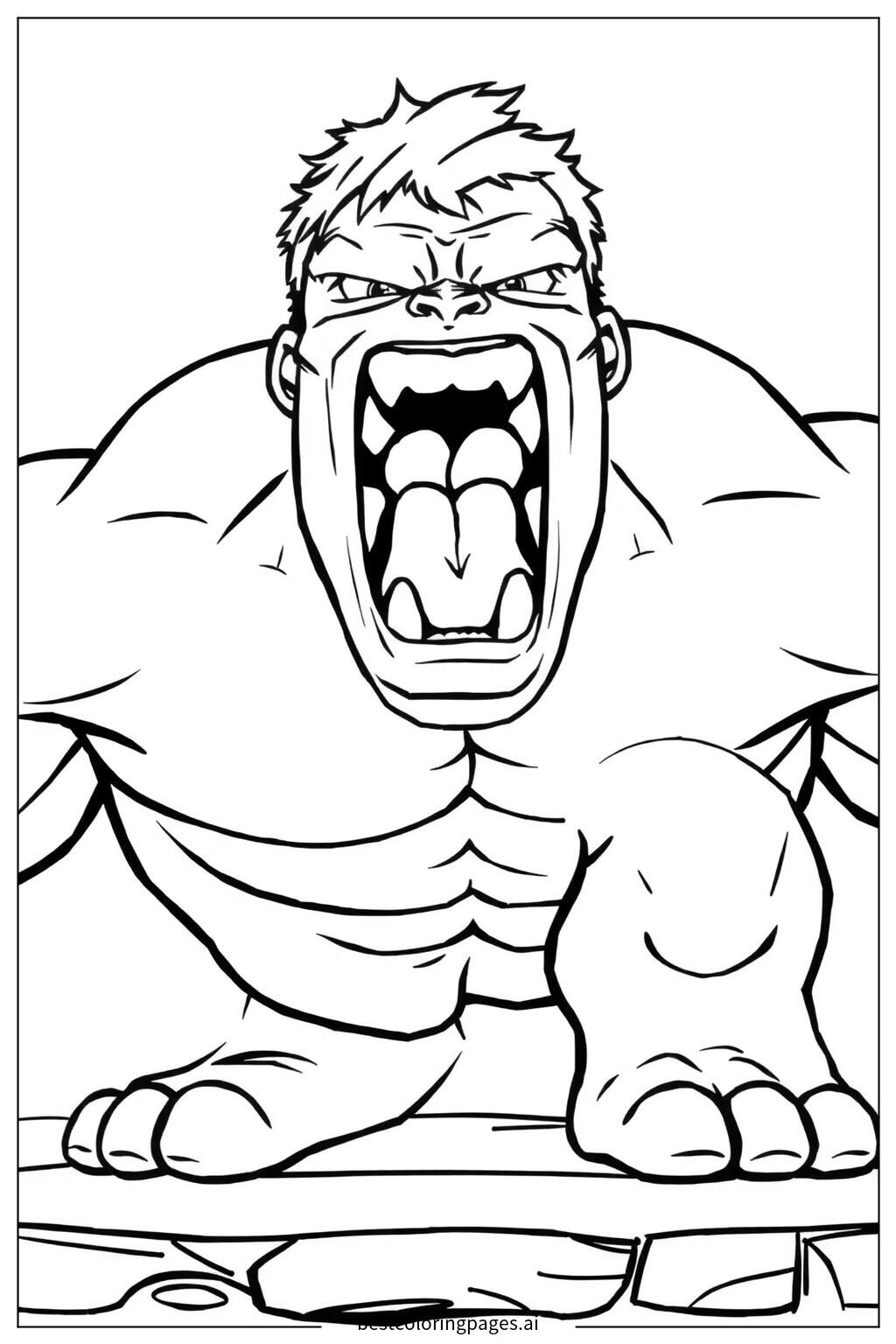 Hulk roaring