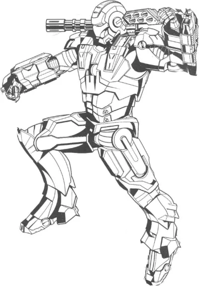 người sắt với vũ khí