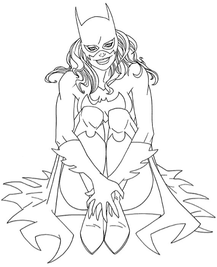 nữ người dơi vui vẻ