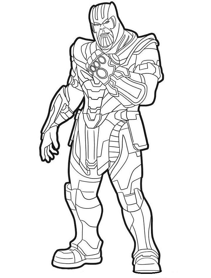 thanos và găng tay vô cực