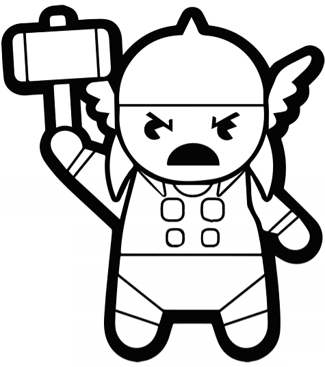 thor chibi dễ thương