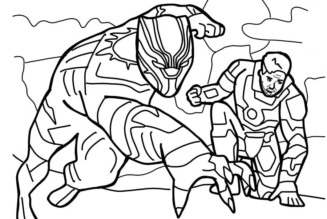 Chiến Binh Báo Đen Và Người Sắt