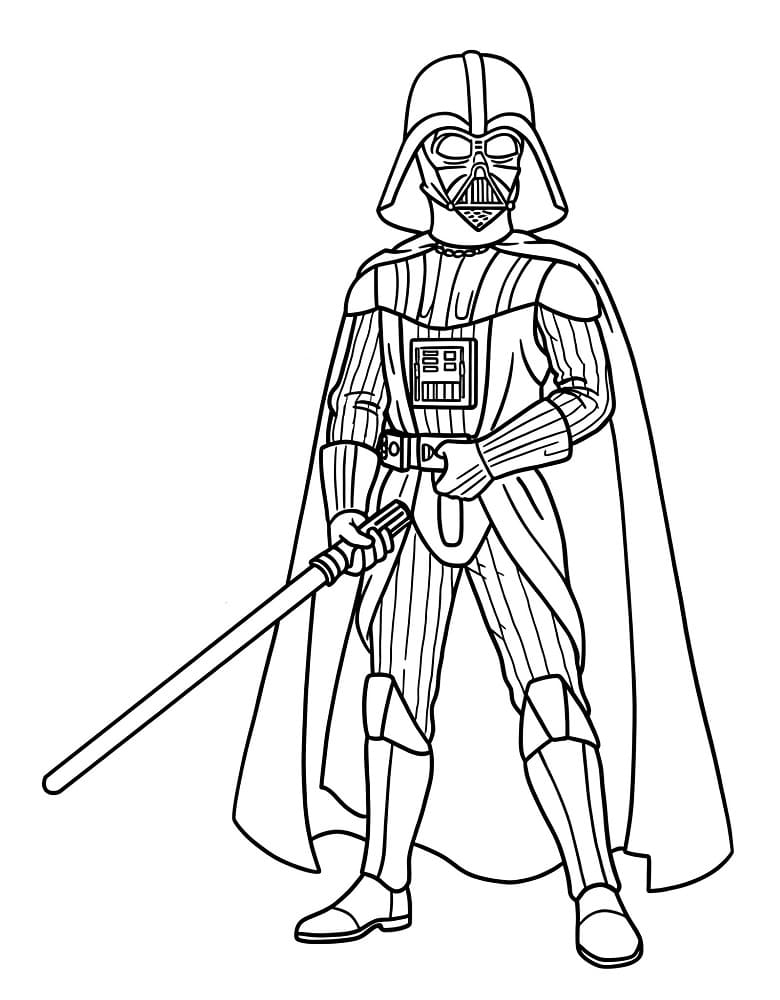 Darth Vader Cầm Kiếm