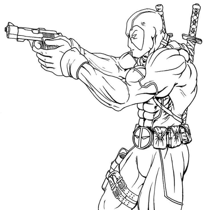 Deadpool Cầm Súng