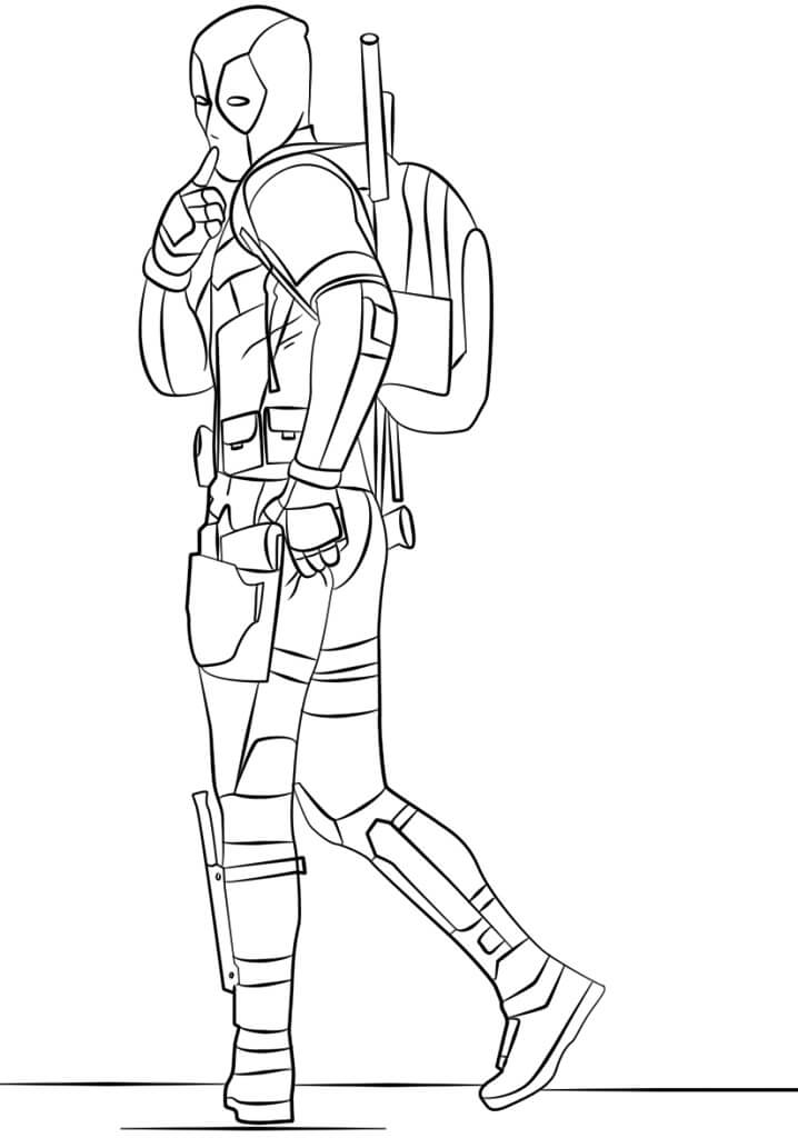 Deadpool Đeo Ba Lô