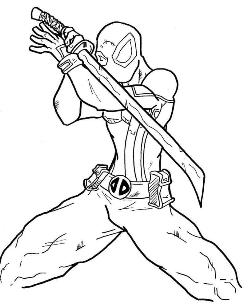 Deadpool Với Kiếm