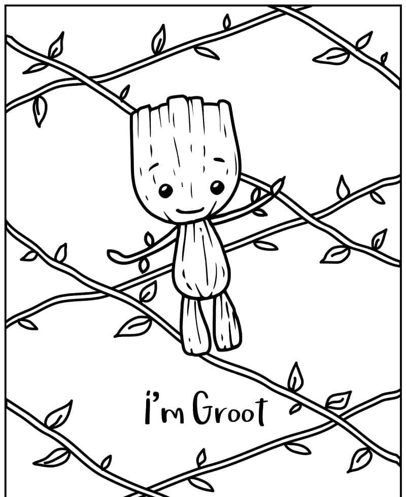 Groot Cute Đáng Yêu