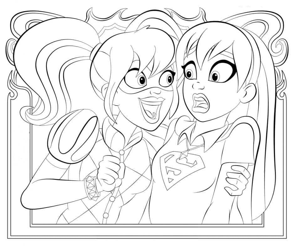 Harley Quinn và Supergirl