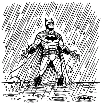 Người Dơi Trong Cơn Mưa