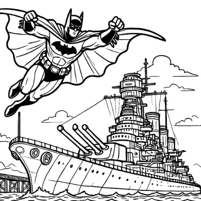 Người Dơi Với Chiến Hạm