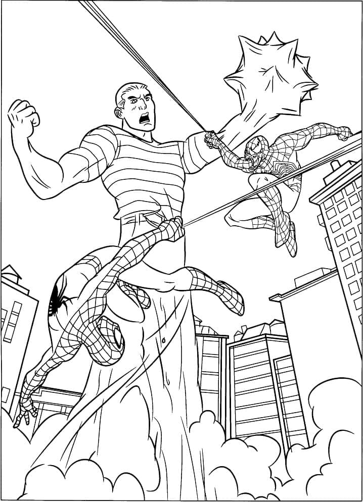 Người Nhện Spider Man Chiến Đấu