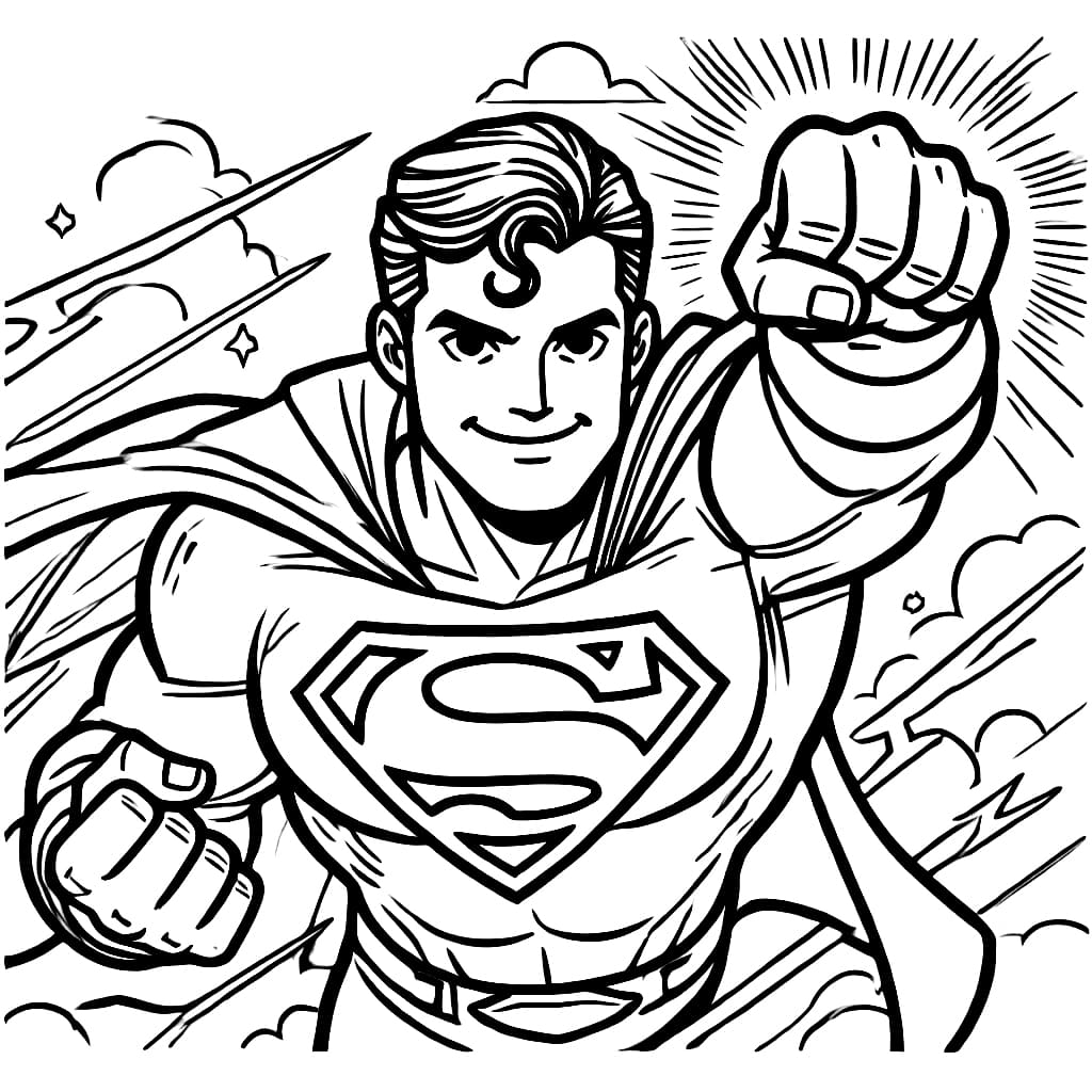 Siêu Nhân Superman Mỉm Cười