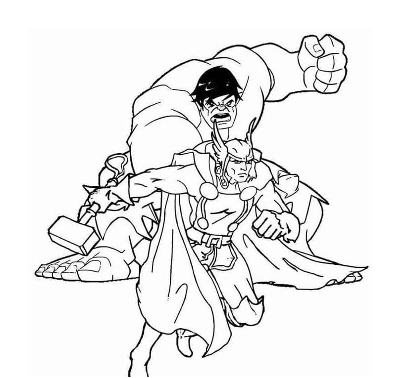 Thor Và Hulk