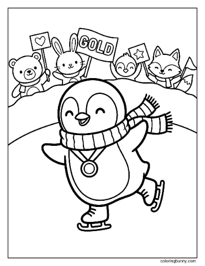 Trang Tô Màu Trượt Băng Thế Vận Hội Mùa Đông