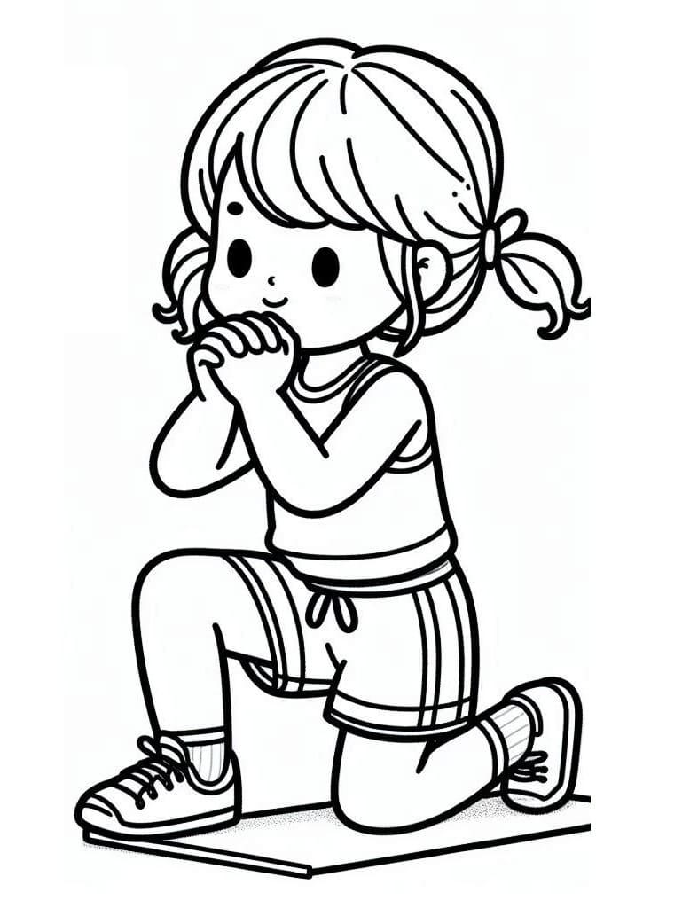 Bé Đang Tập Thể Dục