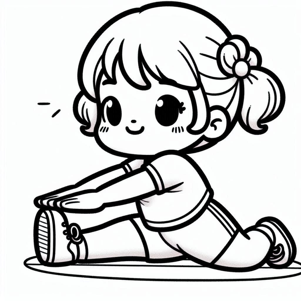 Bé Gái Tập Thể Dục