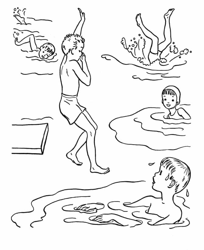 Bơi Lội Trong Bể Bơi