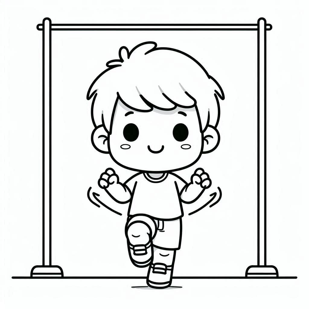 Cậu Bé Đáng Yêu Tập Thể Dục