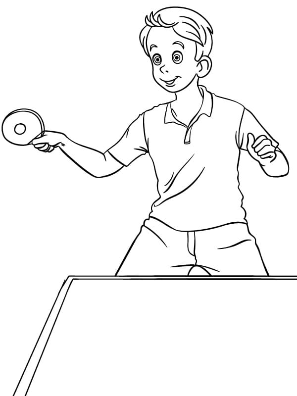 Chàng Trai Chơi Bóng Bàn