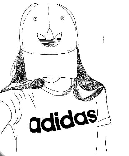 Cô Gái Mặc Đồ Adidas