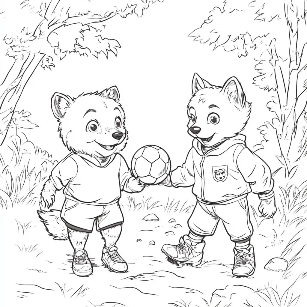 Con Cáo Chơi Bóng