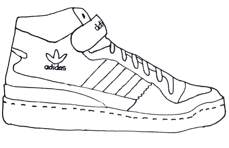 Giày Adidas Đơn Giản