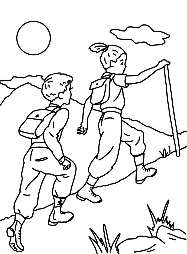 Hai Đứa Trẻ Leo Núi